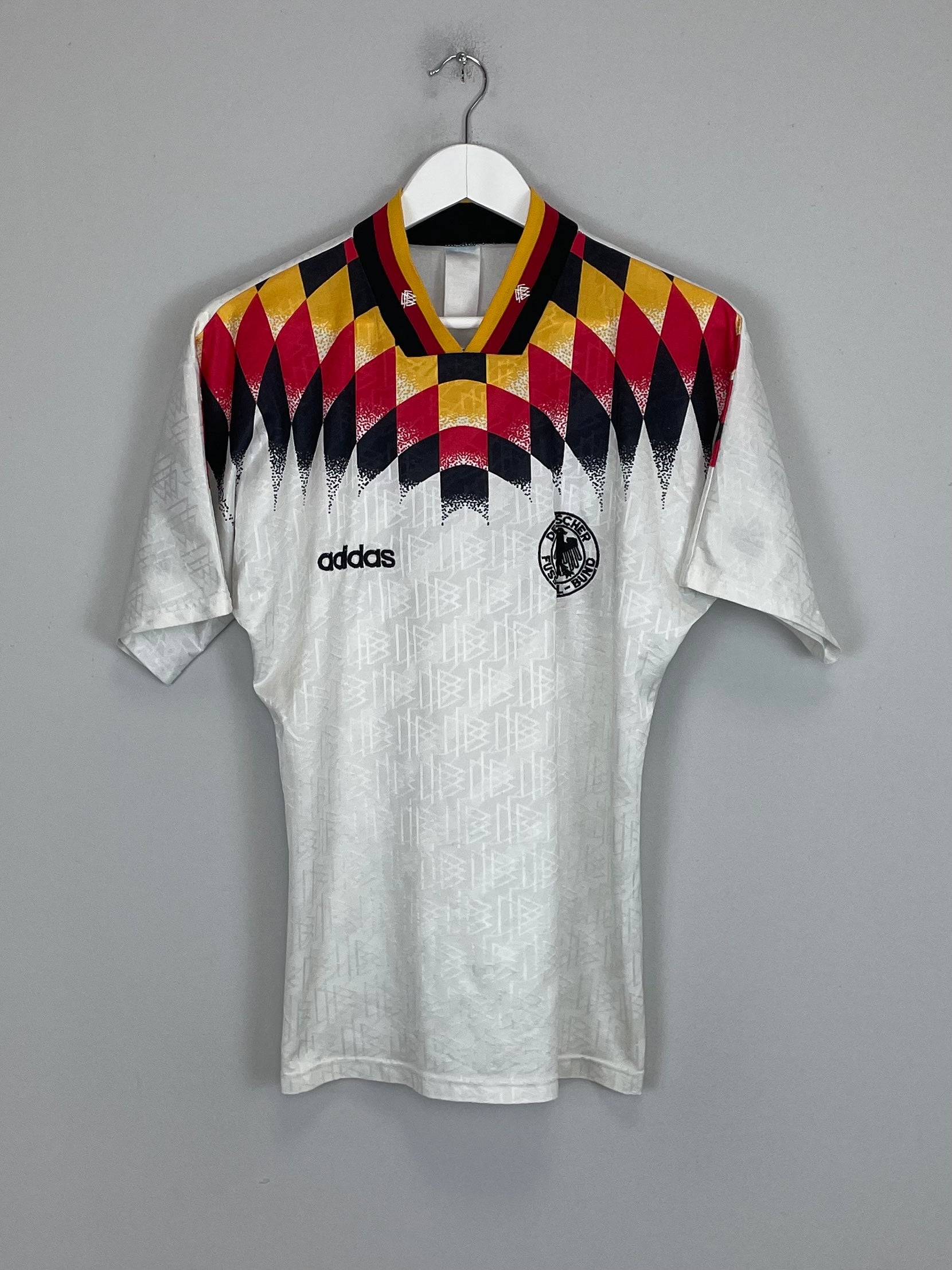 Shop 1994/96 GERMANY HOME SHIRT (S) ADIDAS, classic football shirts, vintage football shirts & retro soccer jerseys at Cult Kits