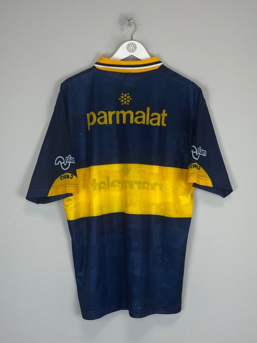 1995 BOCA JUNIORS HOME SHIRT (L) OLAN - Cult Kits - Large - Buy Vintage Football Shirts, Authentic Retro Football Shirts For Sale, Classic Football Shirts & Soccer Jersey