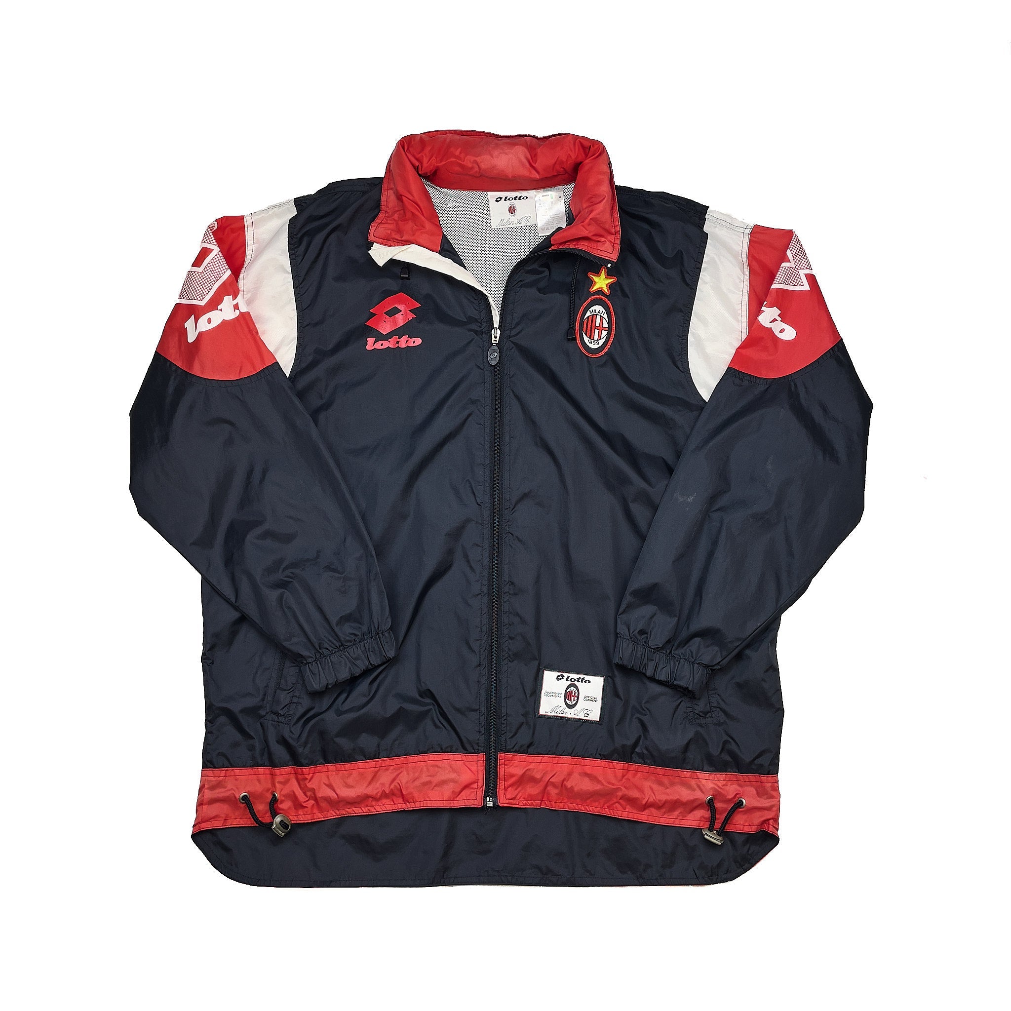 1995/96 AC Milan Training Jacket (M) Lotto – Cult Kits