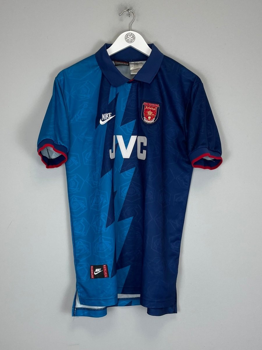 1995/96 ARSENAL WRIGHT 8 AWAY SHIRT (L) NIKE - Cult Kits - Large - Buy Vintage Football Shirts, Authentic Retro Football Shirts For Sale, Classic Football Shirts & Soccer Jersey
