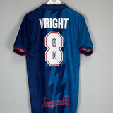 1995/96 ARSENAL WRIGHT 8 AWAY SHIRT (L) NIKE - Cult Kits - Large - Buy Vintage Football Shirts, Authentic Retro Football Shirts For Sale, Classic Football Shirts & Soccer Jersey