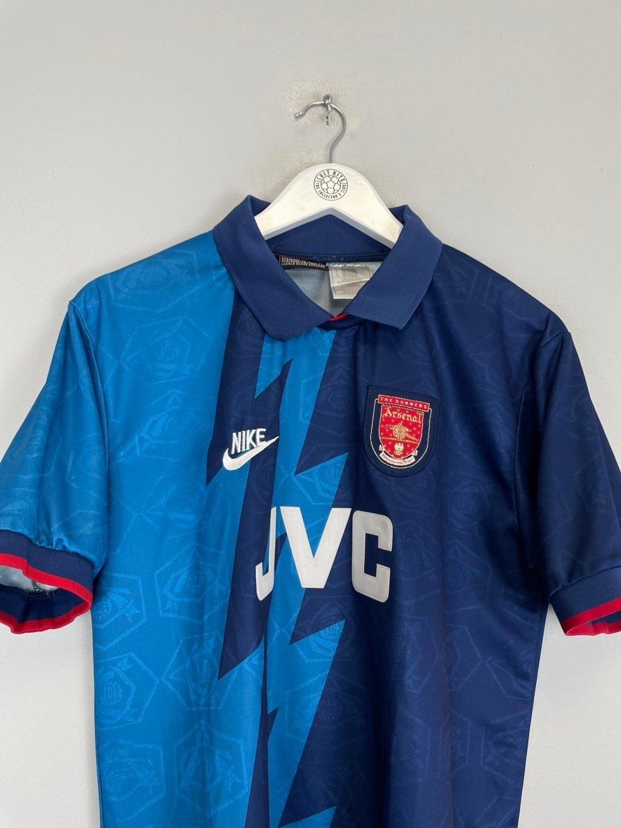 1995/96 ARSENAL WRIGHT 8 AWAY SHIRT (L) NIKE - Cult Kits - Large - Buy Vintage Football Shirts, Authentic Retro Football Shirts For Sale, Classic Football Shirts & Soccer Jersey