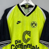 1995/96 DORTMUND HOME SHIRT (XL) NIKE - Cult Kits - XL - Buy Vintage Football Shirts, Authentic Retro Football Shirts For Sale, Classic Football Shirts & Soccer Jersey