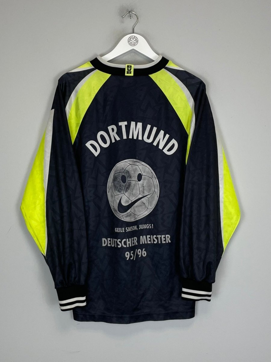 1995/96 DORTMUND L/S AWAY SHIRT (L) NIKE - Cult Kits - Large - Buy Vintage Football Shirts, Authentic Retro Football Shirts For Sale, Classic Football Shirts & Soccer Jersey