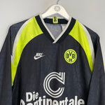 1995/96 DORTMUND L/S AWAY SHIRT (L) NIKE - Cult Kits - Large - Buy Vintage Football Shirts, Authentic Retro Football Shirts For Sale, Classic Football Shirts & Soccer Jersey