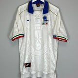 1995/96 ITALY AWAY SHIRT (XL) NIKE - Cult Kits - XL - Buy Vintage Football Shirts, Authentic Retro Football Shirts For Sale, Classic Football Shirts & Soccer Jersey