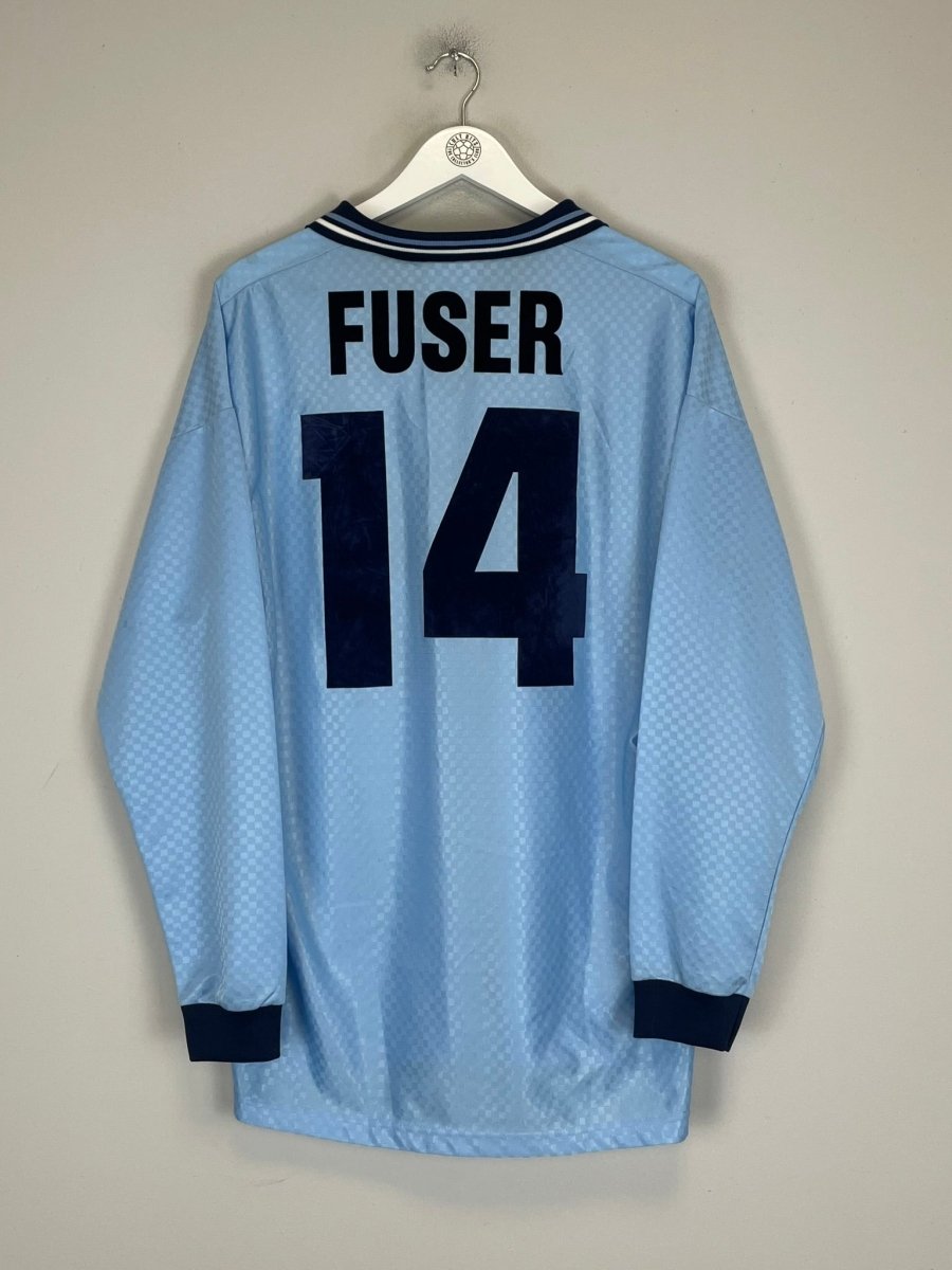 1995/96 LAZIO FUSER 14 *MATCH ISSUE* L/S HOME SHIRT (L) UMBRO - Cult Kits - Large - Buy Vintage Football Shirts, Authentic Retro Football Shirts For Sale, Classic Football Shirts & Soccer Jersey