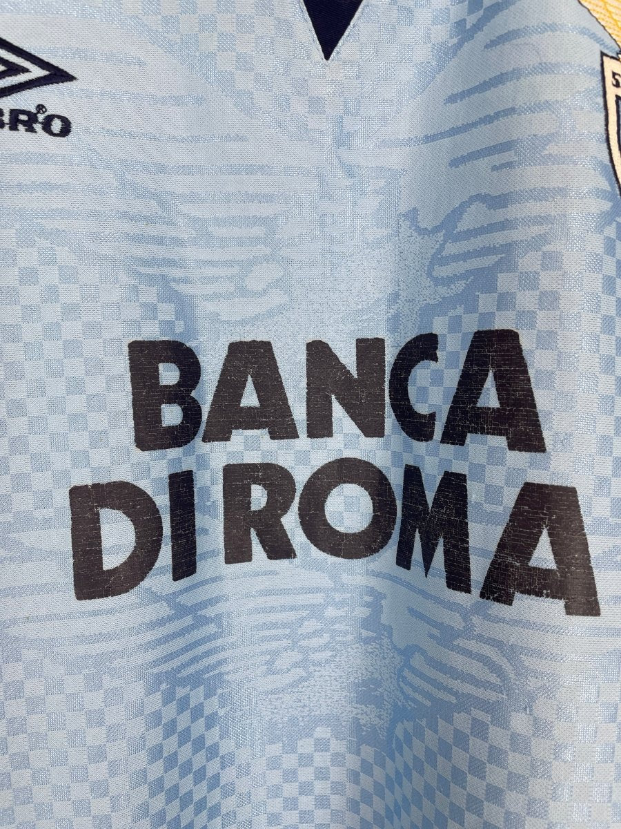1995/96 LAZIO HOME SHIRT (M) UMBRO - Cult Kits - Medium - Buy Vintage Football Shirts, Authentic Retro Football Shirts For Sale, Classic Football Shirts & Soccer Jersey