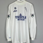 1995/96 LEEDS UNITED YEBOAH 21 L/S HOME SHIRT (L) ASICS - Cult Kits - Large - Buy Vintage Football Shirts, Authentic Retro Football Shirts For Sale, Classic Football Shirts & Soccer Jersey