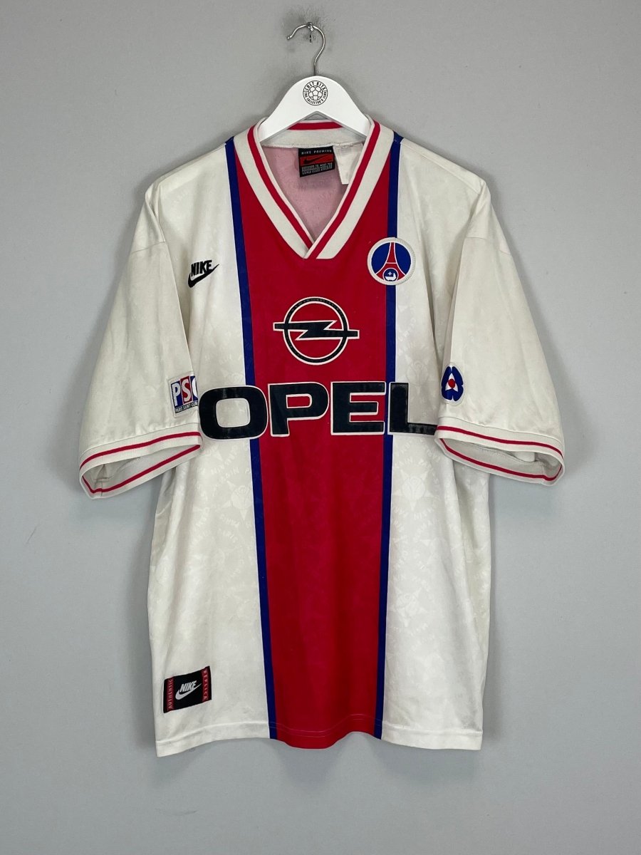 1995/96 PSG AWAY SHIRT (XL) NIKE - Cult Kits - XL - Buy Vintage Football Shirts, Authentic Retro Football Shirts For Sale, Classic Football Shirts & Soccer Jersey
