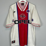 1995/96 PSG AWAY SHIRT (XL) NIKE - Cult Kits - XL - Buy Vintage Football Shirts, Authentic Retro Football Shirts For Sale, Classic Football Shirts & Soccer Jersey