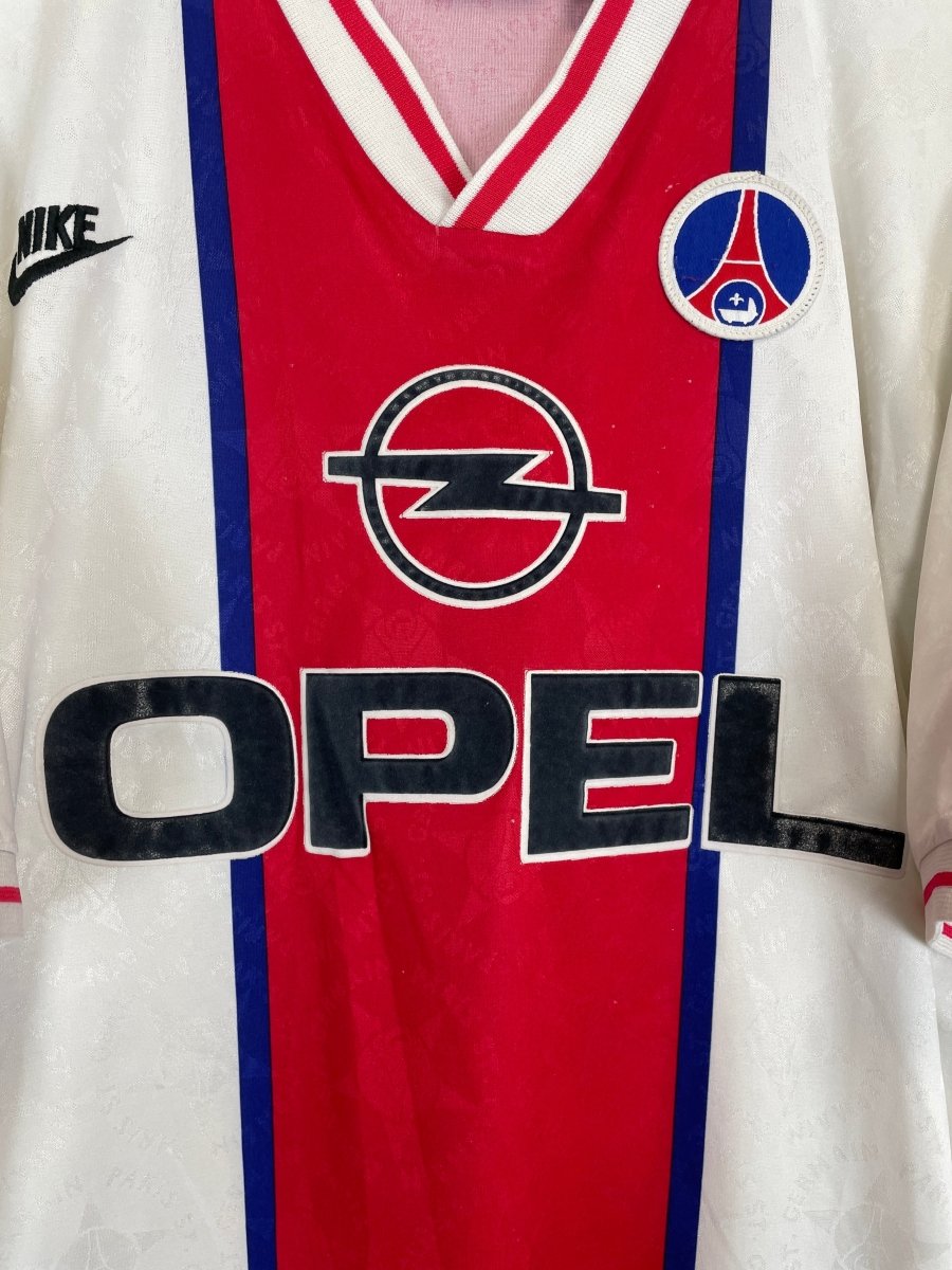 1995/96 PSG AWAY SHIRT (XL) NIKE - Cult Kits - XL - Buy Vintage Football Shirts, Authentic Retro Football Shirts For Sale, Classic Football Shirts & Soccer Jersey