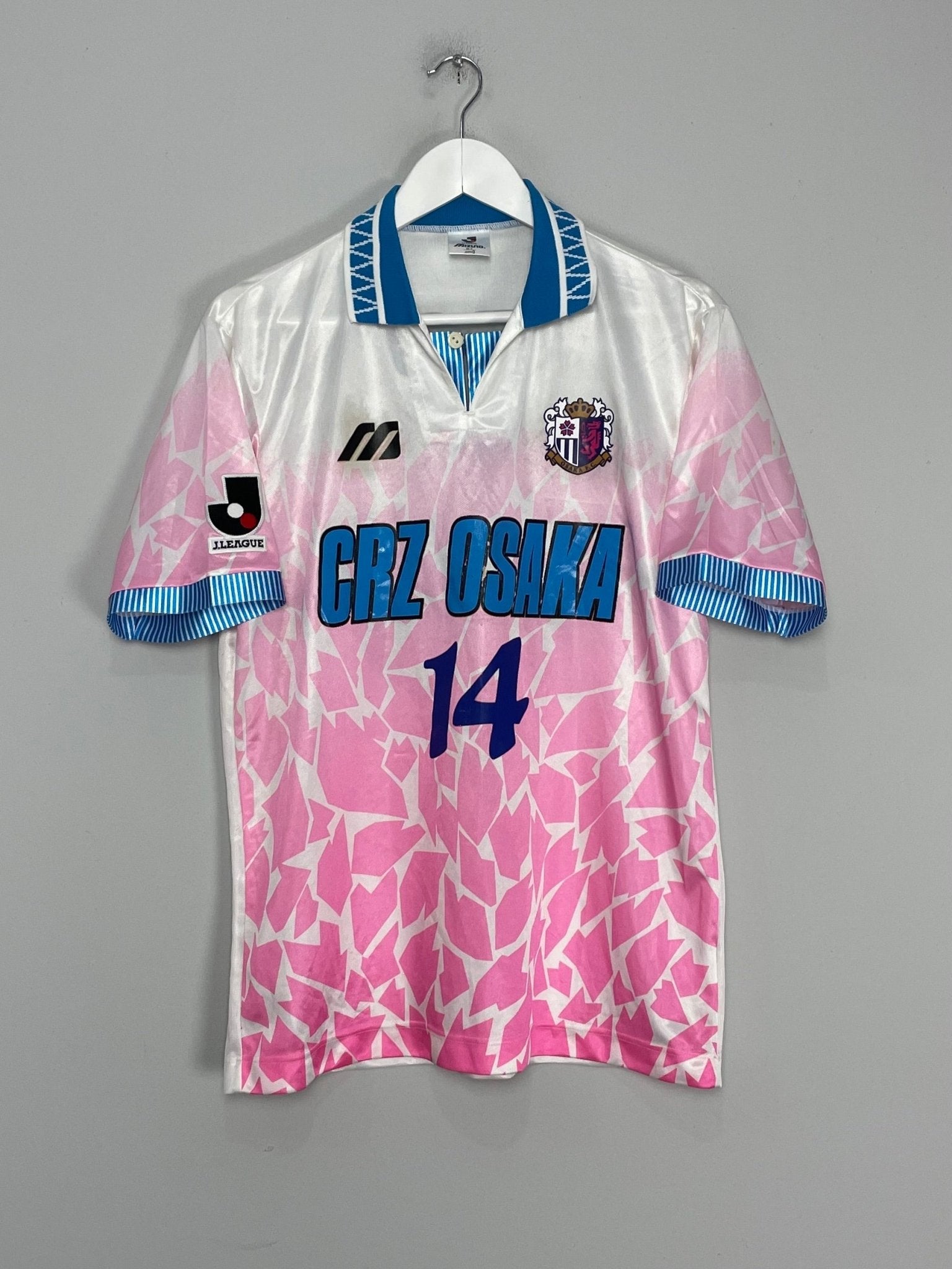 1995/97 CEREZO OSAKA #14 AWAY SHIRT (L) MIZUNO – Cult Kits