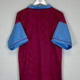 1995/97 WEST HAM HOME SHIRT (L) PONY - Cult Kits - Large - Buy Vintage Football Shirts, Authentic Retro Football Shirts For Sale, Classic Football Shirts & Soccer Jersey