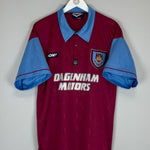 1995/97 WEST HAM HOME SHIRT (L) PONY - Cult Kits - Large - Buy Vintage Football Shirts, Authentic Retro Football Shirts For Sale, Classic Football Shirts & Soccer Jersey