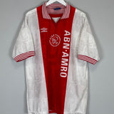 1996/97 AJAX LITMANEN 10 HOME SHIRT (XL) UMBRO - Cult Kits - XL - Buy Vintage Football Shirts, Authentic Retro Football Shirts For Sale, Classic Football Shirts & Soccer Jersey