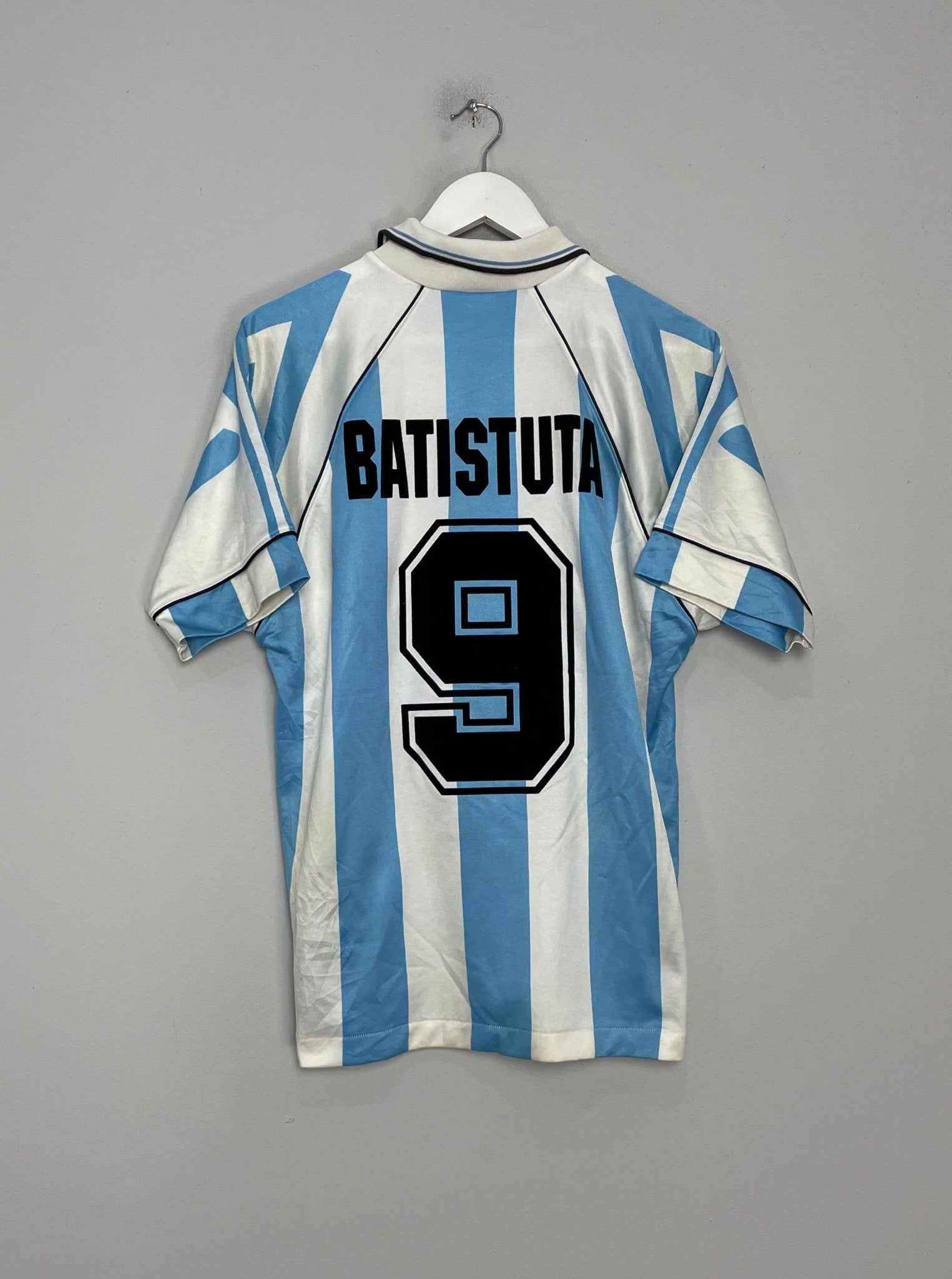 1996/97 ARGENTINA BATISTUTA #9 HOME SHIRT (M) ADIDAS – Cult Kits