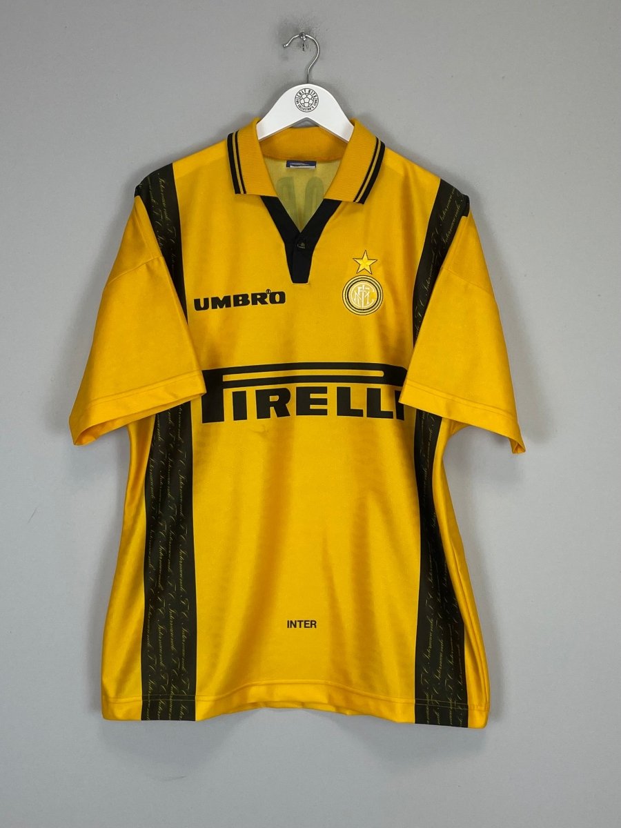 1996/97 INTER MILAN ZAMORANO 9 AWAY SHIRT (L) UMBRO - Cult Kits - Large - Buy Vintage Football Shirts, Authentic Retro Football Shirts For Sale, Classic Football Shirts & Soccer Jersey