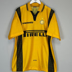 1996/97 INTER MILAN ZAMORANO 9 AWAY SHIRT (L) UMBRO - Cult Kits - Large - Buy Vintage Football Shirts, Authentic Retro Football Shirts For Sale, Classic Football Shirts & Soccer Jersey