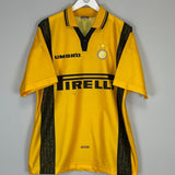 1996/97 INTER MILAN ZAMORANO 9 AWAY SHIRT (L) UMBRO - Cult Kits - Large - Buy Vintage Football Shirts, Authentic Retro Football Shirts For Sale, Classic Football Shirts & Soccer Jersey