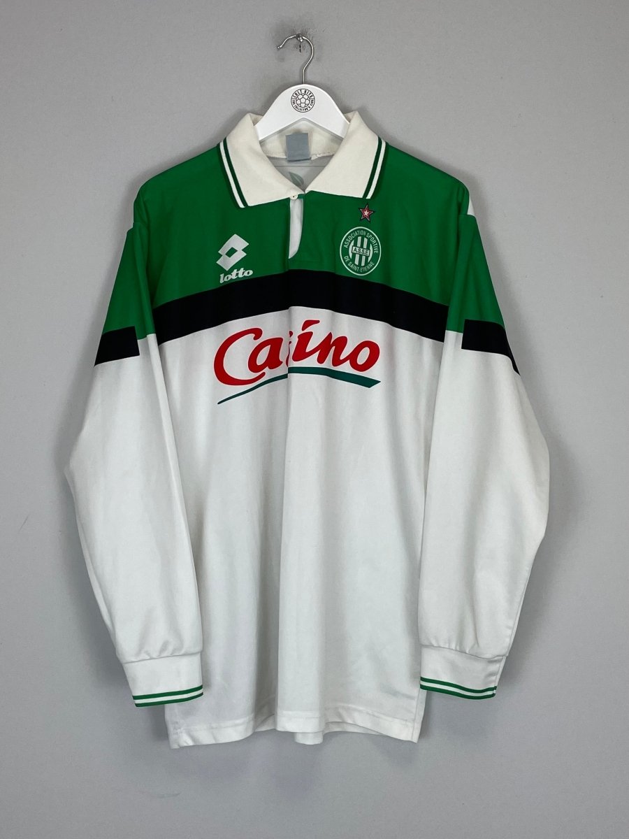 1996/97 ST ETIENNE L/S AWAY SHIRT (XL) LOTTO - Cult Kits - XL - Buy Vintage Football Shirts, Authentic Retro Football Shirts For Sale, Classic Football Shirts & Soccer Jersey