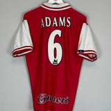 1996/98 ARSENAL ADAMS 6 HOME SHIRT (L) NIKE - Cult Kits - Large - Buy Vintage Football Shirts, Authentic Retro Football Shirts For Sale, Classic Football Shirts & Soccer Jersey