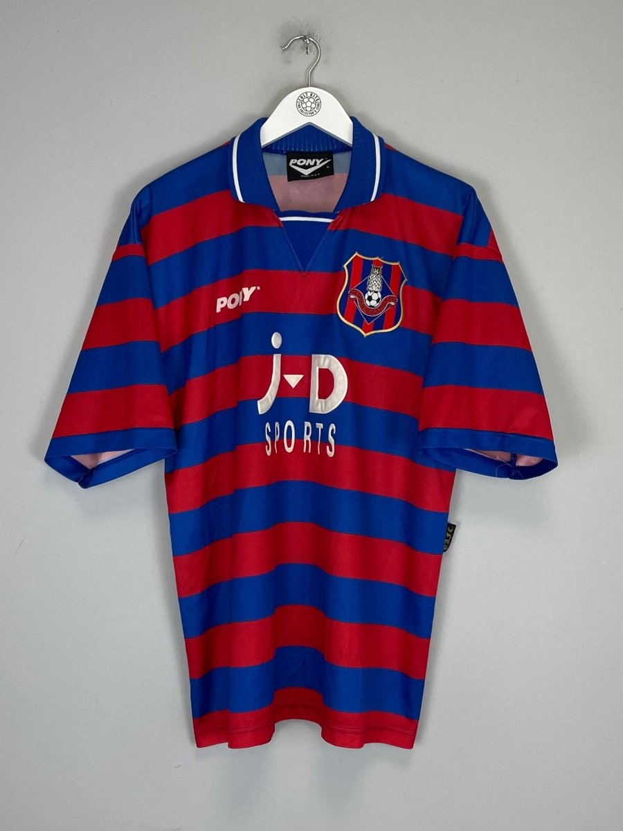 1996/98 OLDHAM ATHLETIC HOME SHIRT (L) PONY - Cult Kits - Large - Buy Vintage Football Shirts, Authentic Retro Football Shirts For Sale, Classic Football Shirts & Soccer Jersey