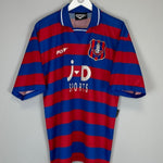 1996/98 OLDHAM ATHLETIC HOME SHIRT (L) PONY - Cult Kits - Large - Buy Vintage Football Shirts, Authentic Retro Football Shirts For Sale, Classic Football Shirts & Soccer Jersey