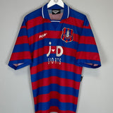 1996/98 OLDHAM ATHLETIC HOME SHIRT (L) PONY - Cult Kits - Large - Buy Vintage Football Shirts, Authentic Retro Football Shirts For Sale, Classic Football Shirts & Soccer Jersey