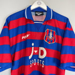 1996/98 OLDHAM ATHLETIC HOME SHIRT (L) PONY - Cult Kits - Large - Buy Vintage Football Shirts, Authentic Retro Football Shirts For Sale, Classic Football Shirts & Soccer Jersey