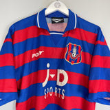 1996/98 OLDHAM ATHLETIC HOME SHIRT (L) PONY - Cult Kits - Large - Buy Vintage Football Shirts, Authentic Retro Football Shirts For Sale, Classic Football Shirts & Soccer Jersey