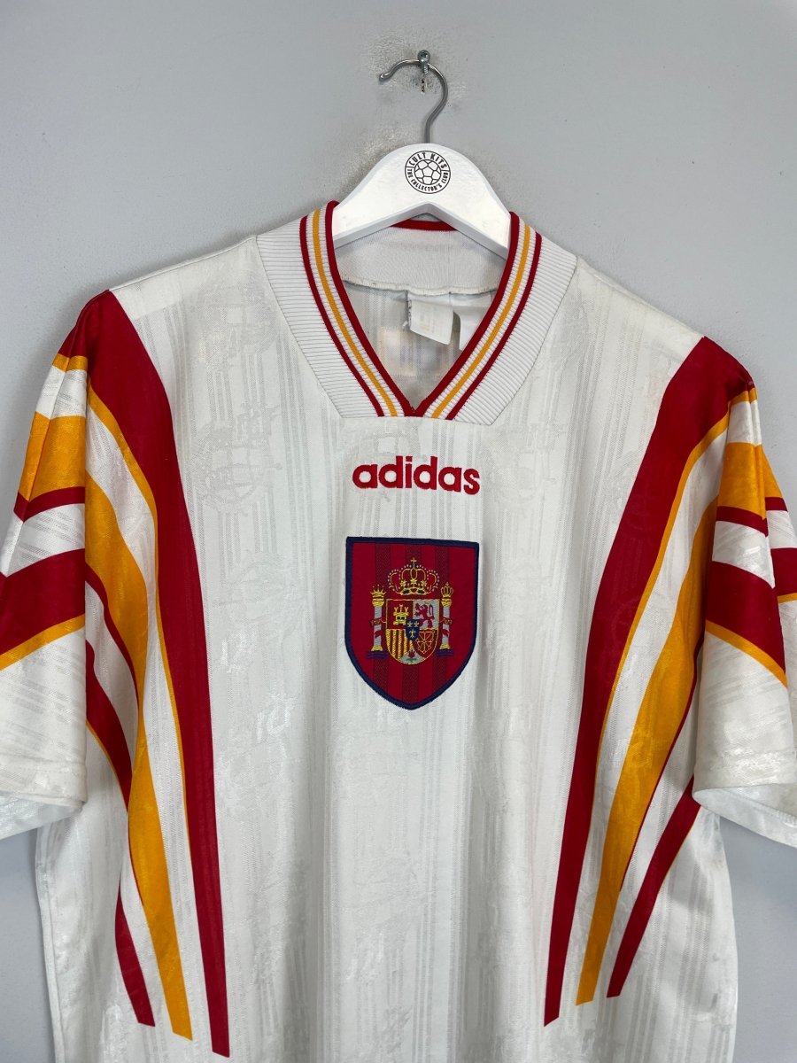 1996/98 SPAIN THIRD SHIRT (L) ADIDAS - Cult Kits - Large - Buy Vintage Football Shirts, Authentic Retro Football Shirts For Sale, Classic Football Shirts & Soccer Jersey