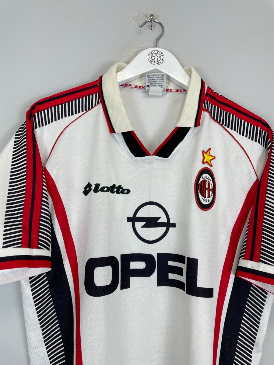 1997/98 AC MILAN AWAY SHIRT (M) LOTTO - Cult Kits - Medium - Buy Vintage Football Shirts, Authentic Retro Football Shirts For Sale, Classic Football Shirts & Soccer Jersey