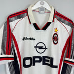 1997/98 AC MILAN AWAY SHIRT (M) LOTTO - Cult Kits - Medium - Buy Vintage Football Shirts, Authentic Retro Football Shirts For Sale, Classic Football Shirts & Soccer Jersey