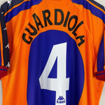 1997/98 BARCELONA GUARDIOLA 4 AWAY SHIRT (XL) KAPPA - Cult Kits - XL - Buy Vintage Football Shirts, Authentic Retro Football Shirts For Sale, Classic Football Shirts & Soccer Jersey