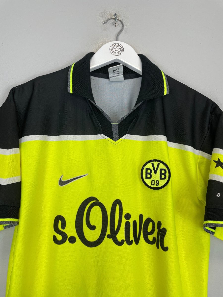 1997/98 DORTMUND HOME SHIRT (M) NIKE - Cult Kits - Medium - Buy Vintage Football Shirts, Authentic Retro Football Shirts For Sale, Classic Football Shirts & Soccer Jersey