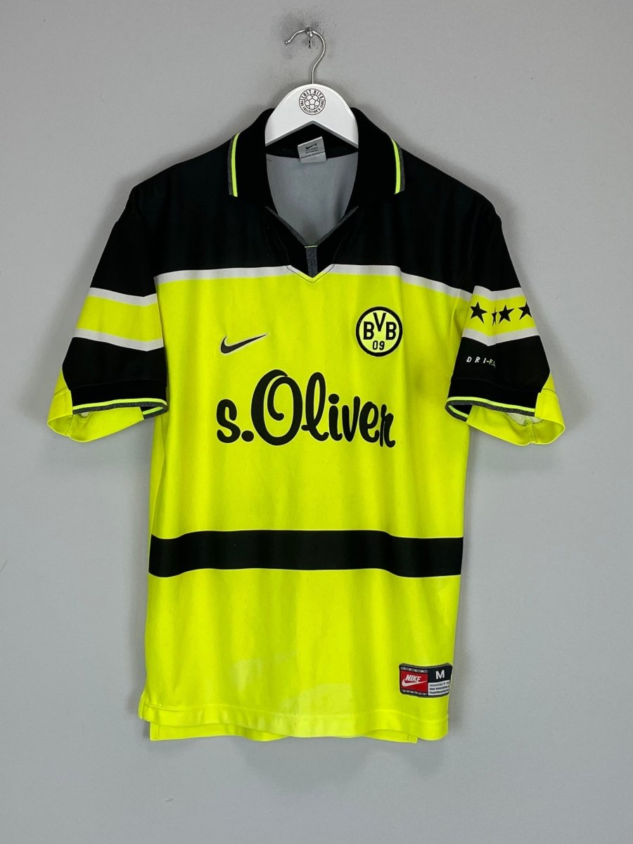 1997/98 DORTMUND HOME SHIRT (M) NIKE - Cult Kits - Medium - Buy Vintage Football Shirts, Authentic Retro Football Shirts For Sale, Classic Football Shirts & Soccer Jersey