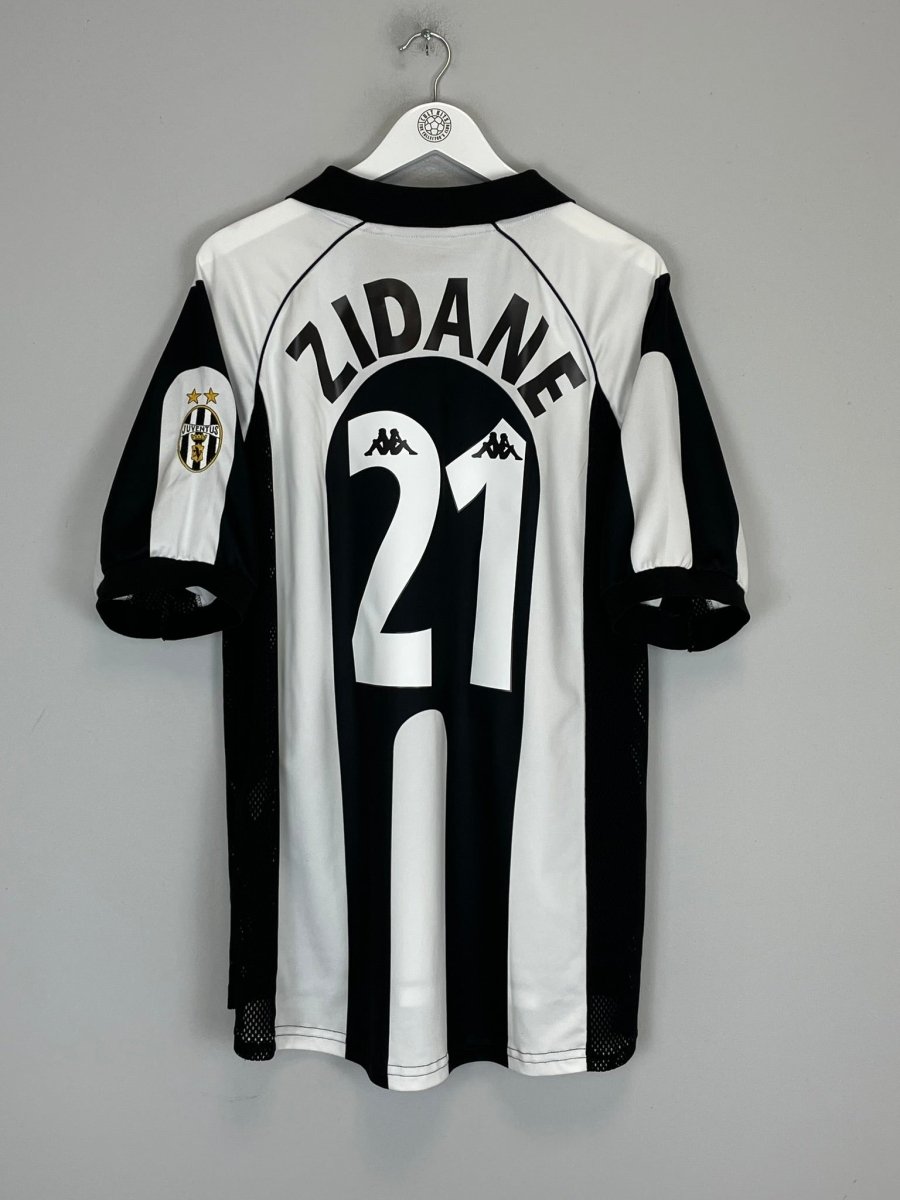 1997/98 JUVENTUS ZIDANE 21 HOME SHIRT (XL) KAPPA - Cult Kits - XL - Buy Vintage Football Shirts, Authentic Retro Football Shirts For Sale, Classic Football Shirts & Soccer Jersey