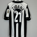 1997/98 JUVENTUS ZIDANE 21 HOME SHIRT (XL) KAPPA - Cult Kits - XL - Buy Vintage Football Shirts, Authentic Retro Football Shirts For Sale, Classic Football Shirts & Soccer Jersey