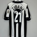 1997/98 JUVENTUS ZIDANE 21 HOME SHIRT (XL) KAPPA - Cult Kits - XL - Buy Vintage Football Shirts, Authentic Retro Football Shirts For Sale, Classic Football Shirts & Soccer Jersey