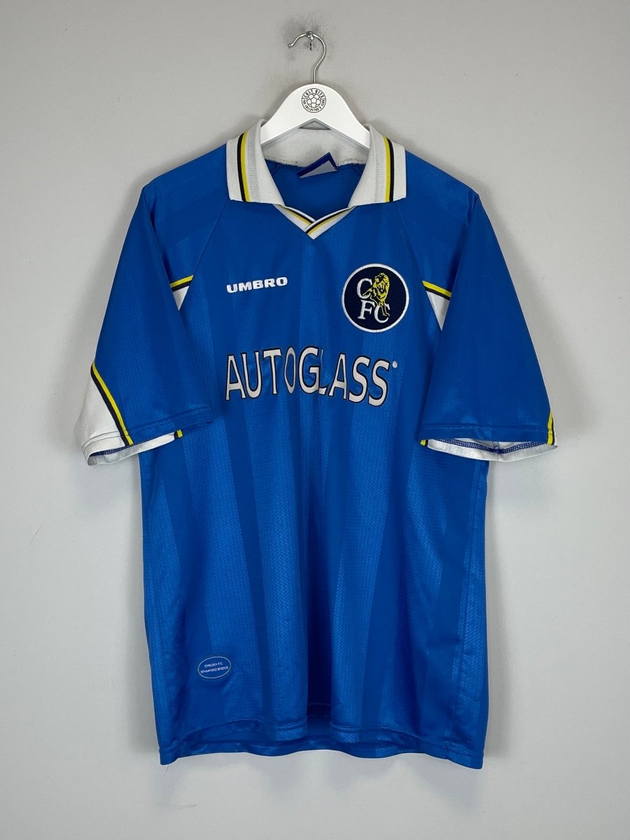 1997/99 CHELSEA ZOLA 25 HOME SHIRT (XL) UMBRO - Cult Kits - XL - Buy Vintage Football Shirts, Authentic Retro Football Shirts For Sale, Classic Football Shirts & Soccer Jersey