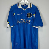 1997/99 CHELSEA ZOLA 25 HOME SHIRT (XL) UMBRO - Cult Kits - XL - Buy Vintage Football Shirts, Authentic Retro Football Shirts For Sale, Classic Football Shirts & Soccer Jersey