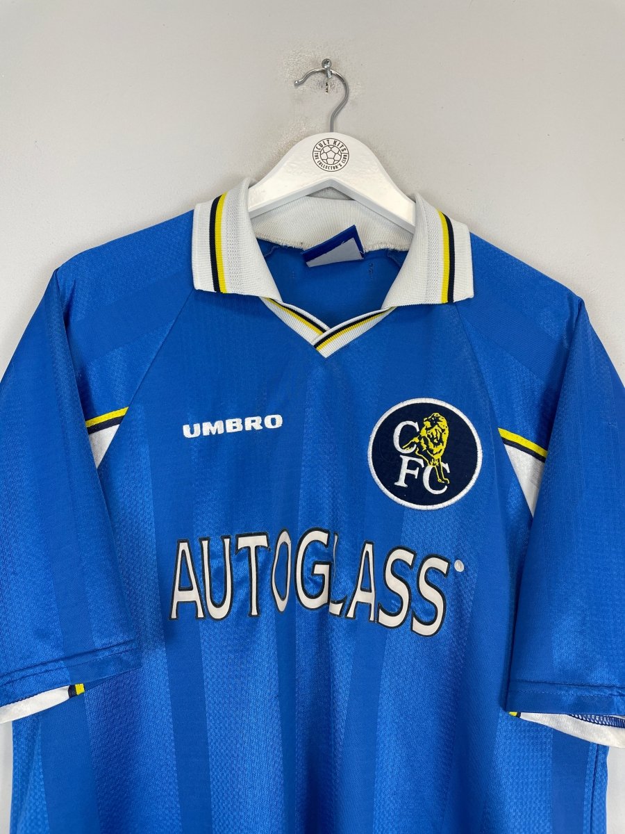 1997/99 CHELSEA ZOLA 25 HOME SHIRT (XL) UMBRO - Cult Kits - XL - Buy Vintage Football Shirts, Authentic Retro Football Shirts For Sale, Classic Football Shirts & Soccer Jersey
