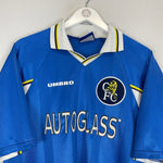 1997/99 CHELSEA ZOLA 25 HOME SHIRT (XL) UMBRO - Cult Kits - XL - Buy Vintage Football Shirts, Authentic Retro Football Shirts For Sale, Classic Football Shirts & Soccer Jersey