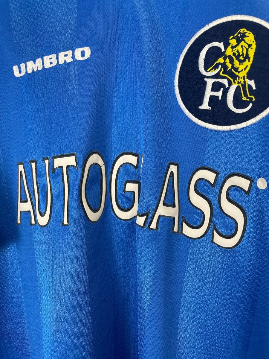 1997/99 CHELSEA ZOLA 25 HOME SHIRT (XL) UMBRO - Cult Kits - XL - Buy Vintage Football Shirts, Authentic Retro Football Shirts For Sale, Classic Football Shirts & Soccer Jersey