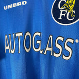 1997/99 CHELSEA ZOLA 25 HOME SHIRT (XL) UMBRO - Cult Kits - XL - Buy Vintage Football Shirts, Authentic Retro Football Shirts For Sale, Classic Football Shirts & Soccer Jersey