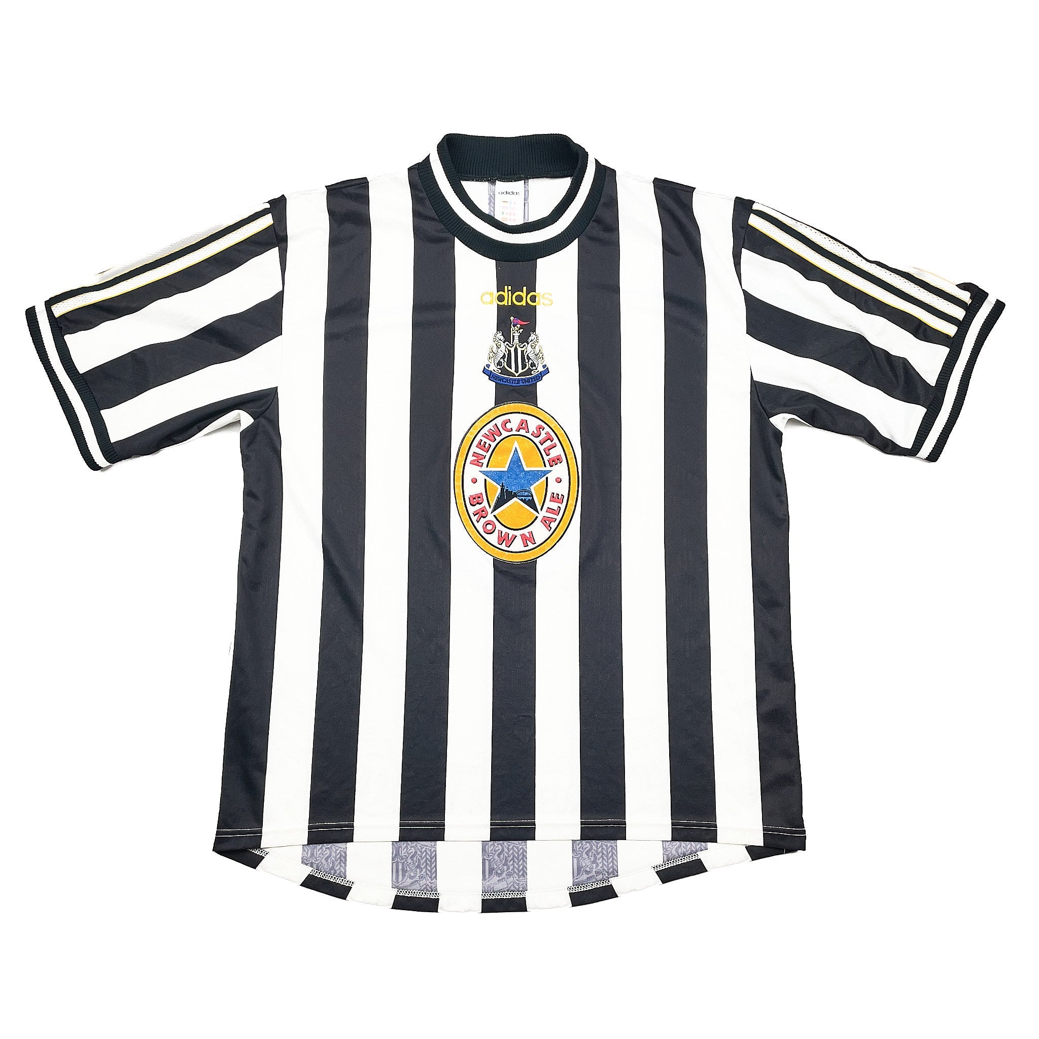 1997/99 NEWCASTLE UNITED BURNS #9 HOME SHIRT (XL) ADIDAS – Cult Kits