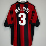 1998/00 AC MILAN MALDINI 3 HOME SHIRT (XL) ADIDAS - Cult Kits - XL - Buy Vintage Football Shirts, Authentic Retro Football Shirts For Sale, Classic Football Shirts & Soccer Jersey