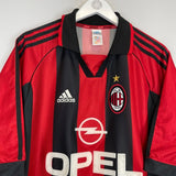 1998/00 AC MILAN MALDINI 3 HOME SHIRT (XL) ADIDAS - Cult Kits - XL - Buy Vintage Football Shirts, Authentic Retro Football Shirts For Sale, Classic Football Shirts & Soccer Jersey