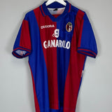 1998/00 BOLOGNA BAGGIO 10 HOME SHIRT (XL) DIADORA - Cult Kits - XL - Buy Vintage Football Shirts, Authentic Retro Football Shirts For Sale, Classic Football Shirts & Soccer Jersey